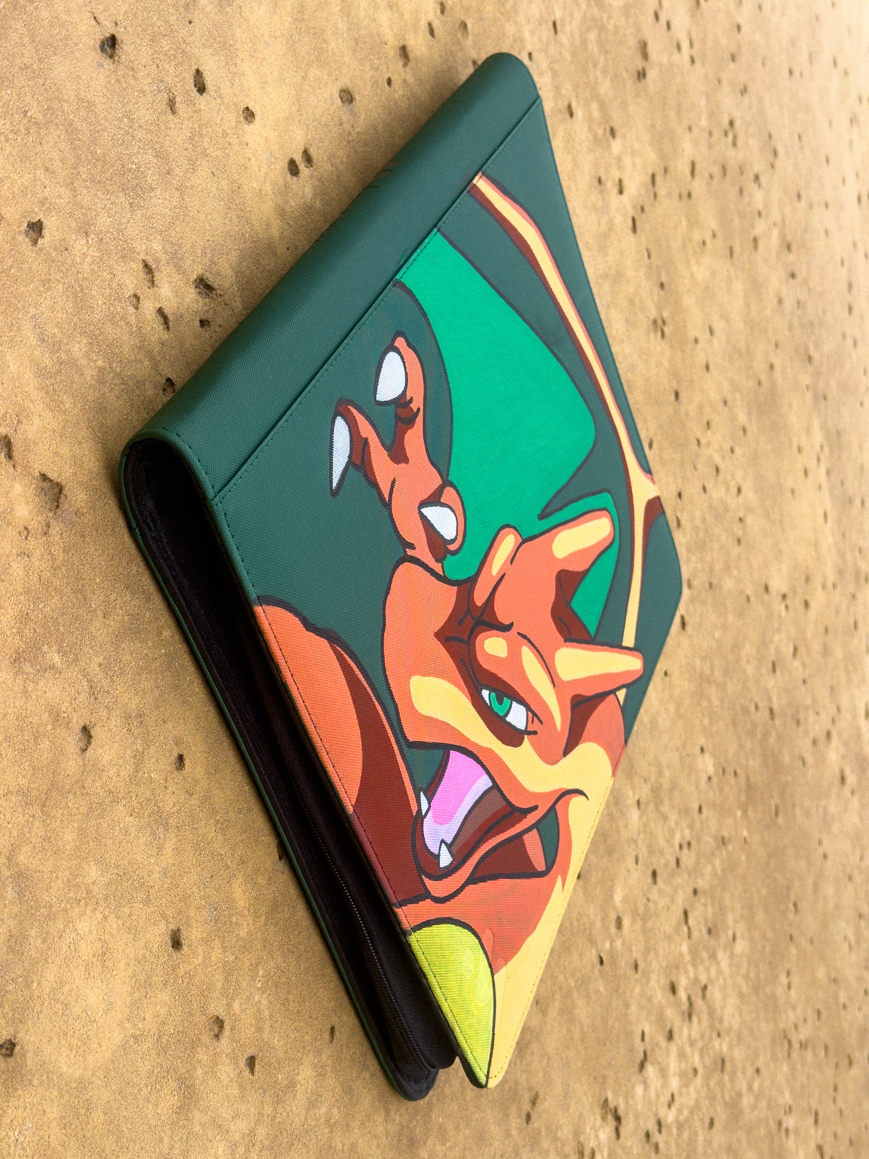 Hand-Painted Top-Loader Binder (#0006)